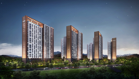 가경 아이파크 5단지 투시도. <HDC현대산업개발 제공>